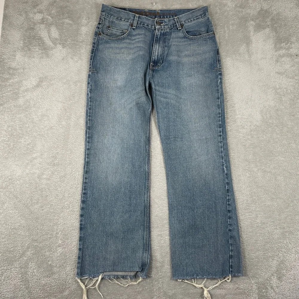 Arizona Jean Co Sneaker Jeans Mens 36x32 Blue Y2K Baggy Wide Leg Skater Denim